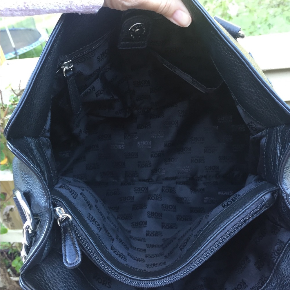MICHAEL Michael Kors Black Leather Bag - Picture 8 of 9